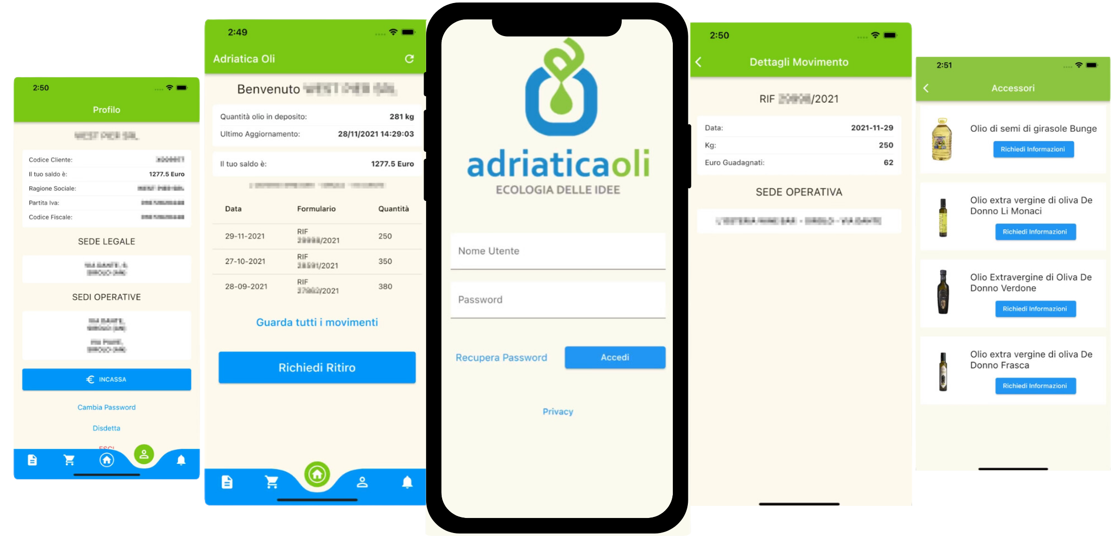 scarica la nostra App Adriatica Oli oli vegetali esausti